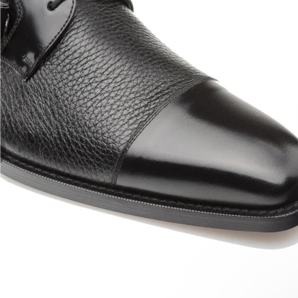 Mezlan Black Leather Oxfords - Picture 5 of 5